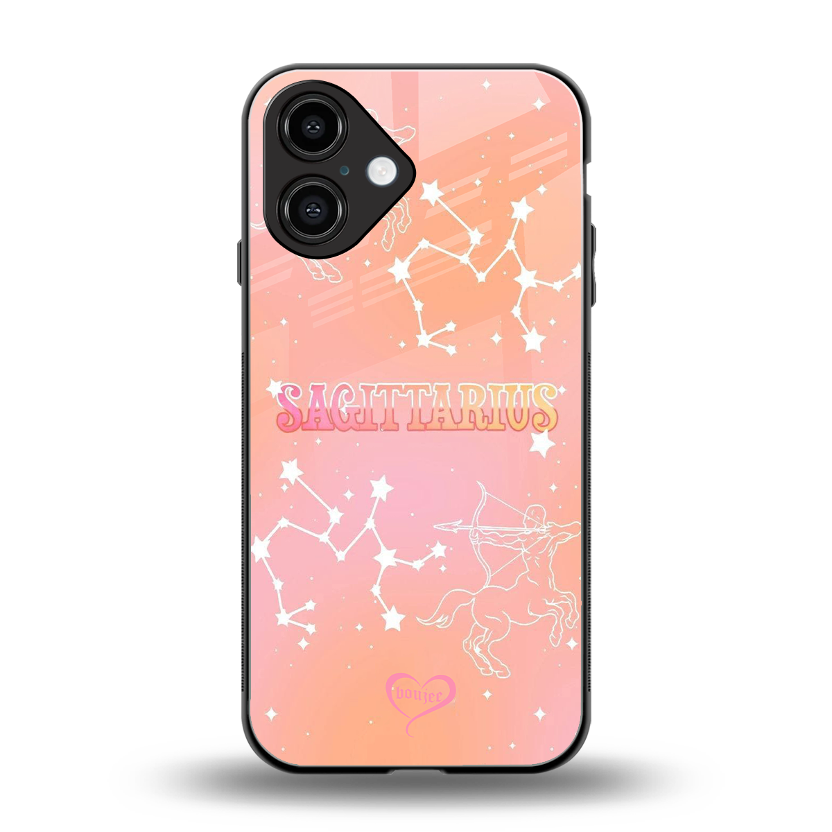 Sagittarius Aura Phone Case for Iphone 16 | Glass Case