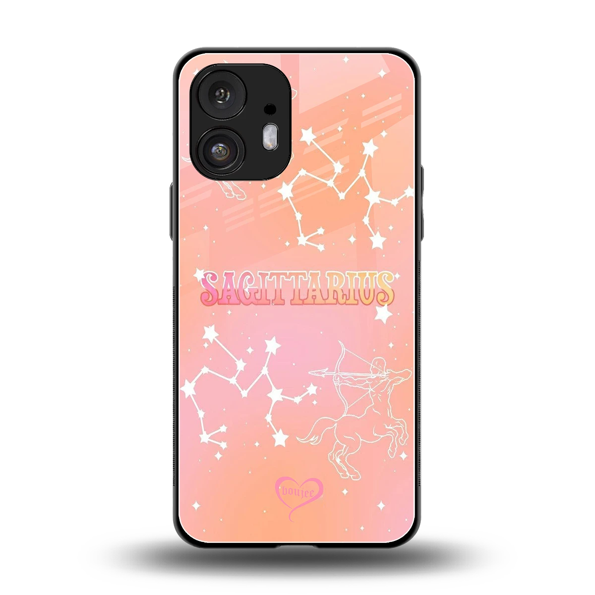 Sagittarius Aura back phone cover | glass case for nothing phone 2