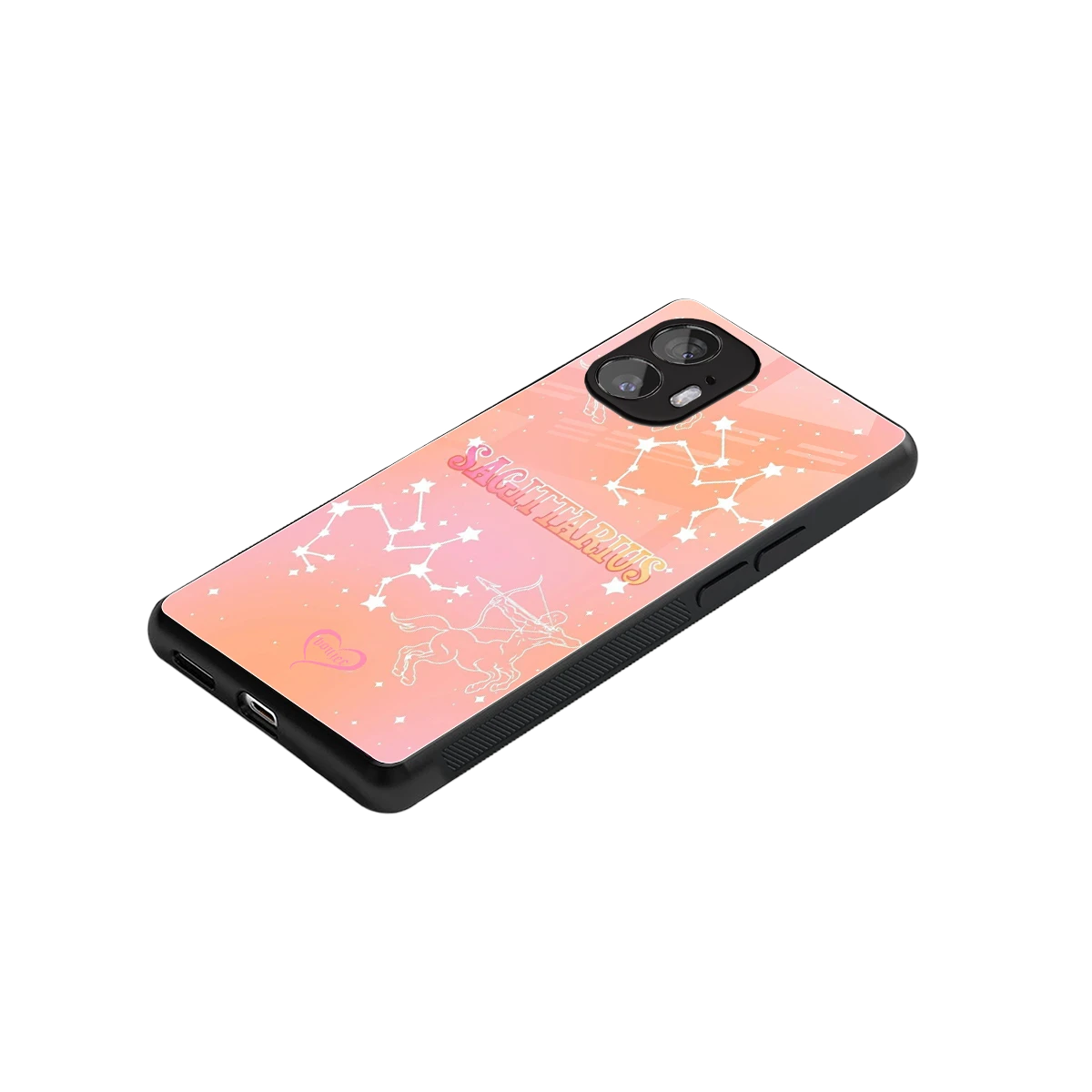Sagittarius Aura stylish phone case for nothing phone 2 | glossy glass and slim fit