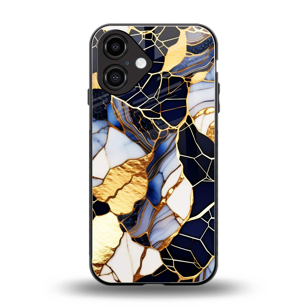 Sapphire Glow Phone Case for Iphone 16 | Glass Case