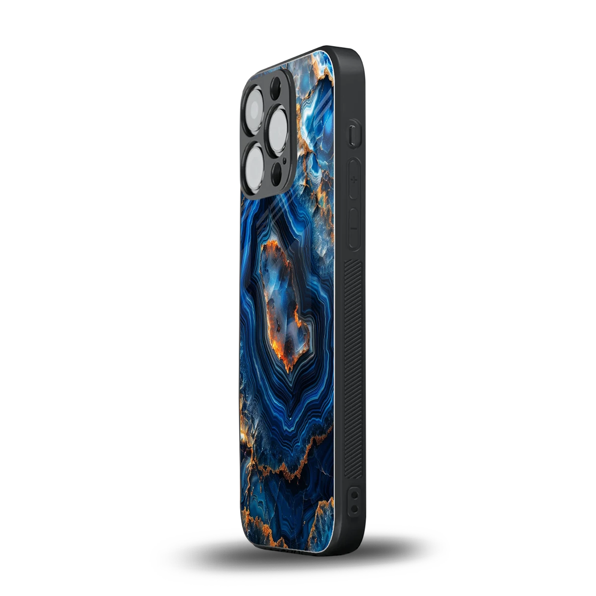 Sapphire Granite iphone 15 pro mobile cover | shockproof glass phone case