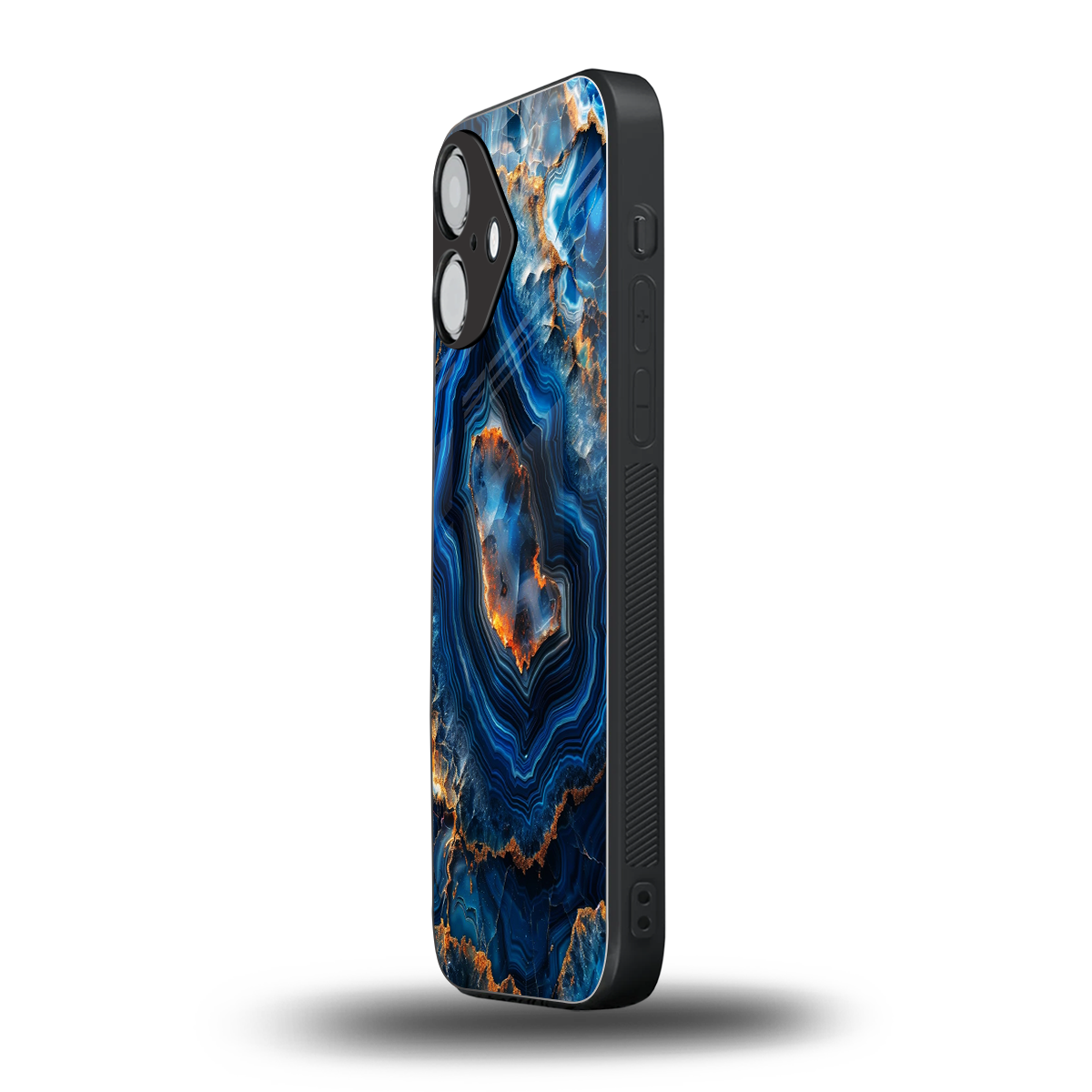 Sapphire Granite Phone Case for Iphone 16 | Glass Case