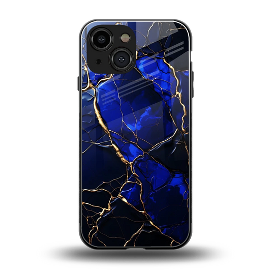 Sapphire Royal back phone cover | glass case for iphone 13 mini