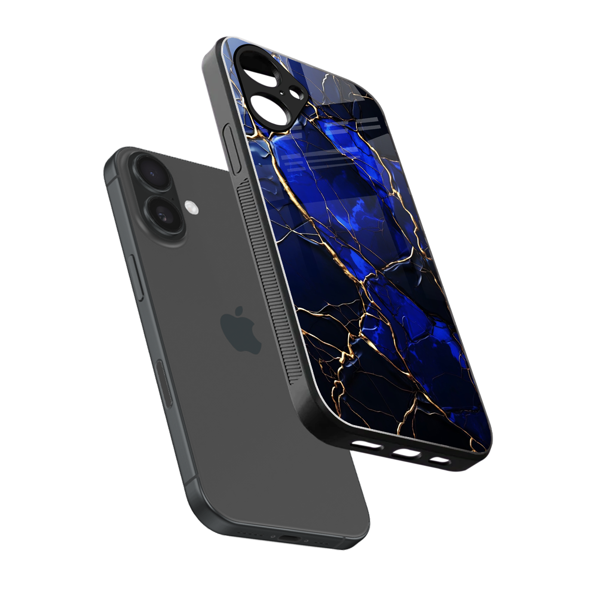 Sapphire Royal Phone Case for Iphone 16 | Glass Case