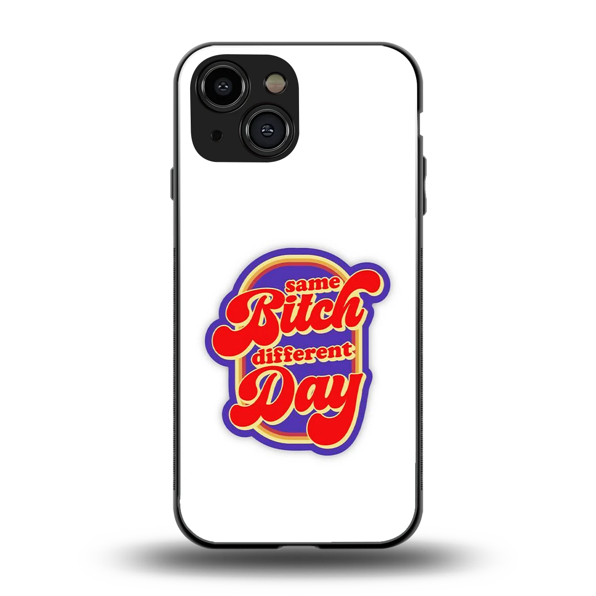 Sassy Mood back phone cover | glass case for iphone 13 mini