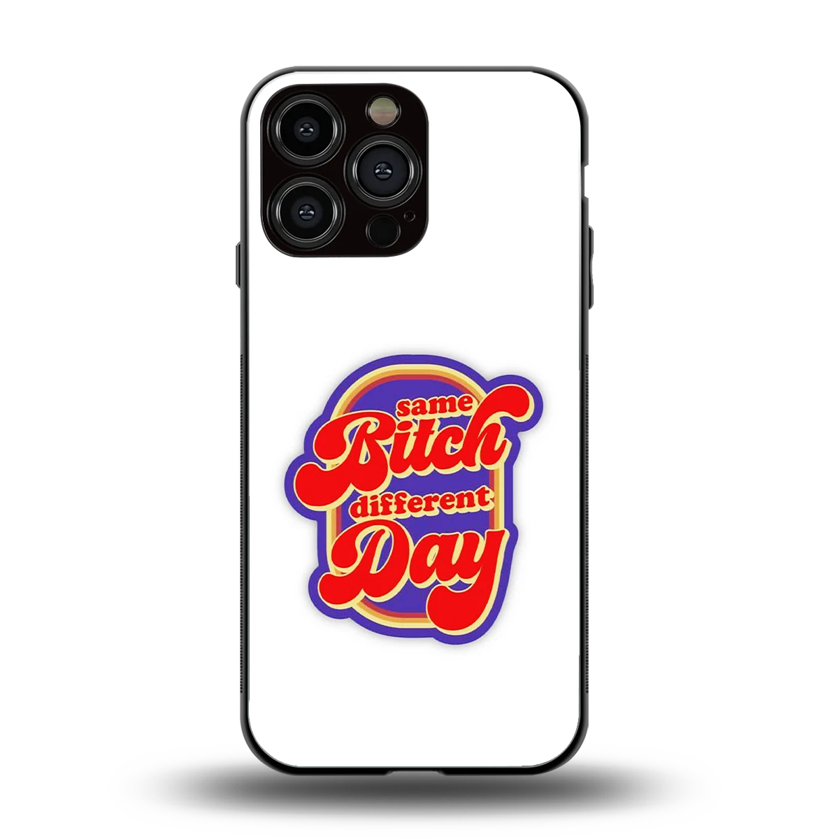 Sassy Mood back phone cover | glass case for iphone 15 pro max