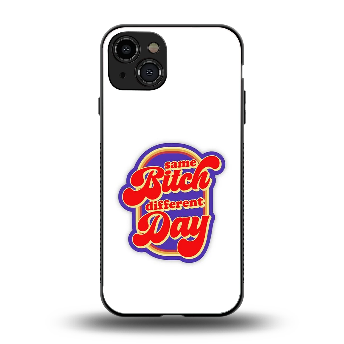 Sassy Mood back phone cover | glass case for iphone 15