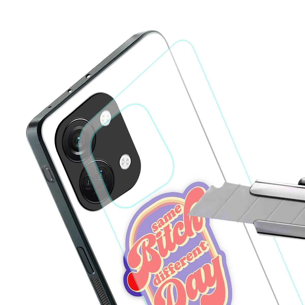 Sassy Mood stylish phone case for oneplus nord 3 | glossy glass and slim fit
