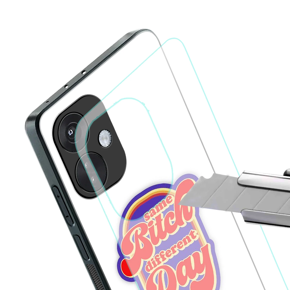 Sassy Mood stylish phone case for oneplus nord ce 3 | glossy glass and slim fit