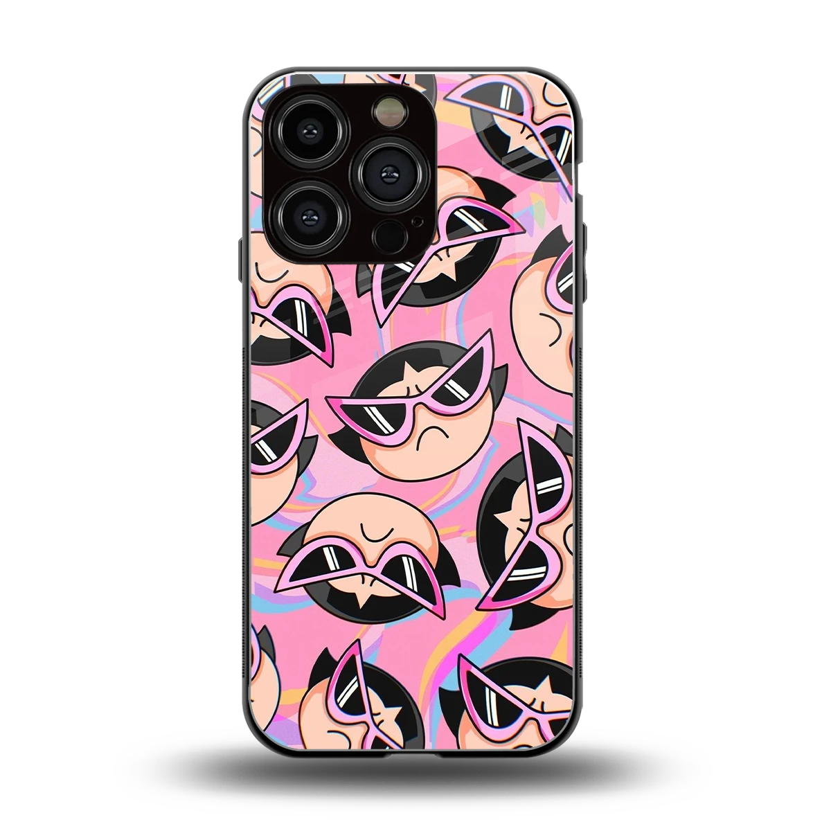 Sassy Squad back phone cover | glass case for iphone 16 pro