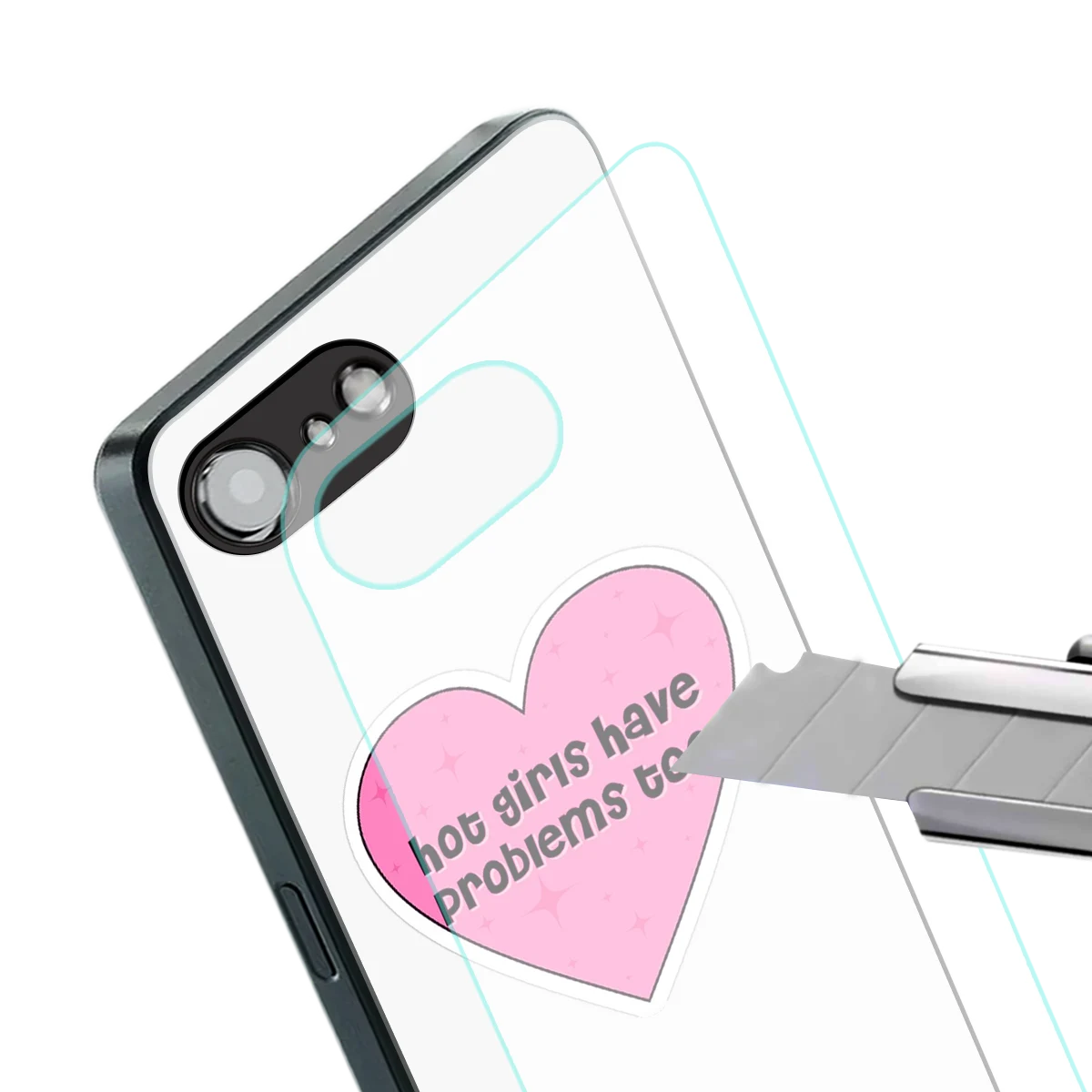 Sassy Truth stylish phone case for iphone 16e | glossy glass and slim fit