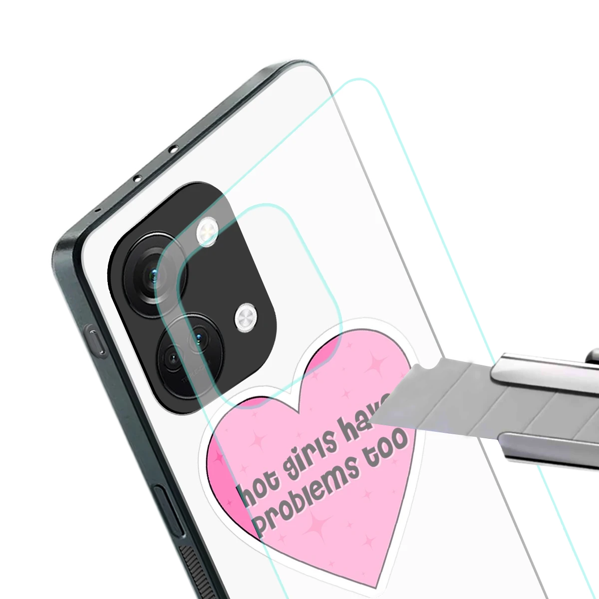 Sassy Truth stylish phone case for oneplus nord 3 | glossy glass and slim fit