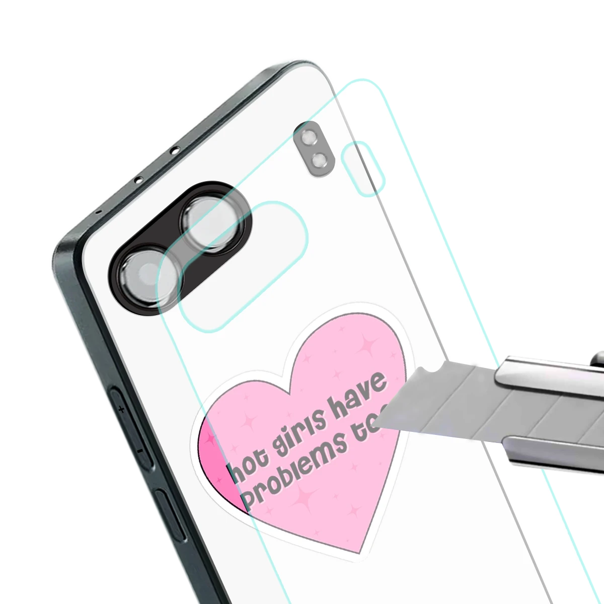 Sassy Truth stylish phone case for oneplus nord 4 | glossy glass and slim fit