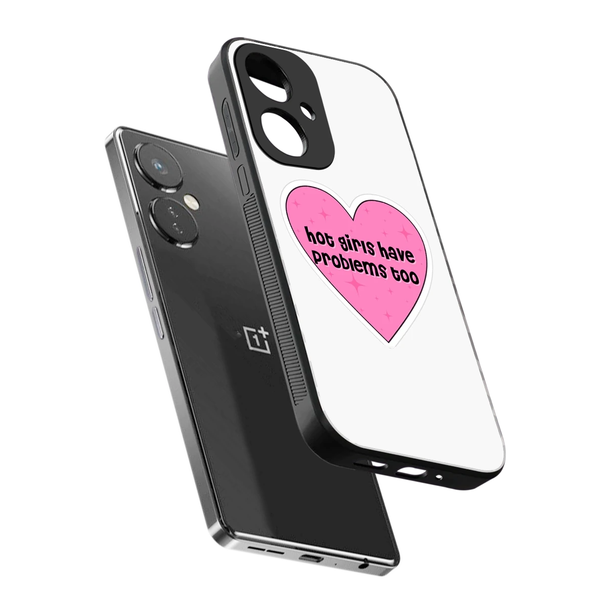 Sassy Truth sleek oneplus nord ce 3 cover with tempered glass back and TPU edges