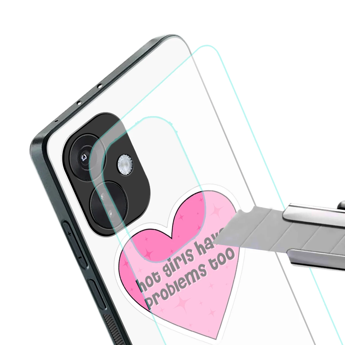 Sassy Truth stylish phone case for oneplus nord ce 3 | glossy glass and slim fit