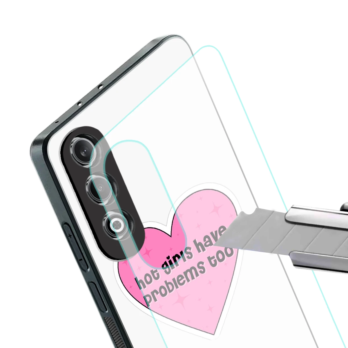 Sassy Truth stylish phone case for oneplus nord ce 4 | glossy glass and slim fit