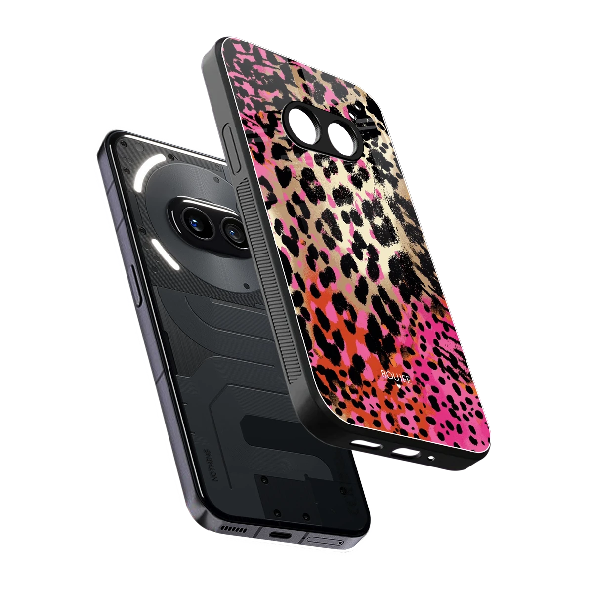 Savanna sleek nothing phone 2a cover with tempered glass back and TPU edges