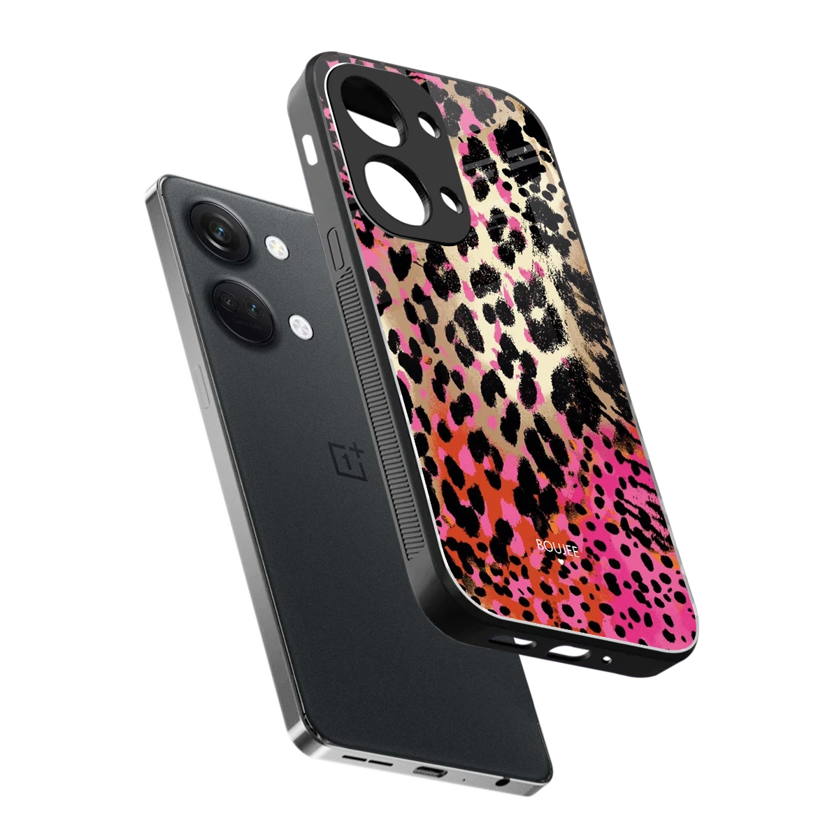 Savanna sleek oneplus nord 3 cover with tempered glass back and TPU edges