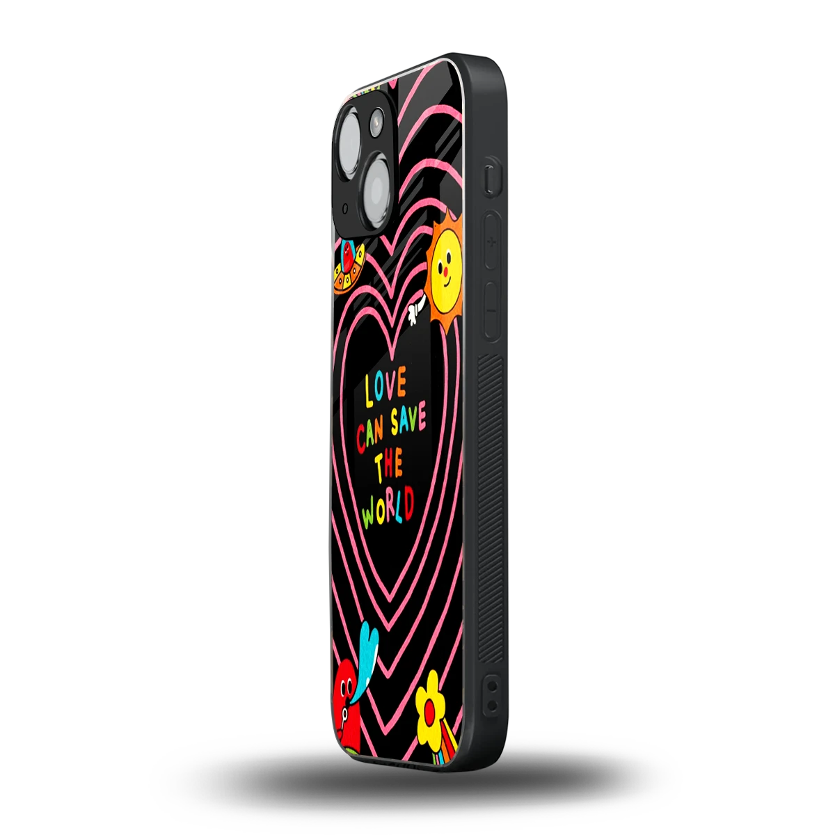 Save With Love iphone 13 mini mobile cover | shockproof glass phone case