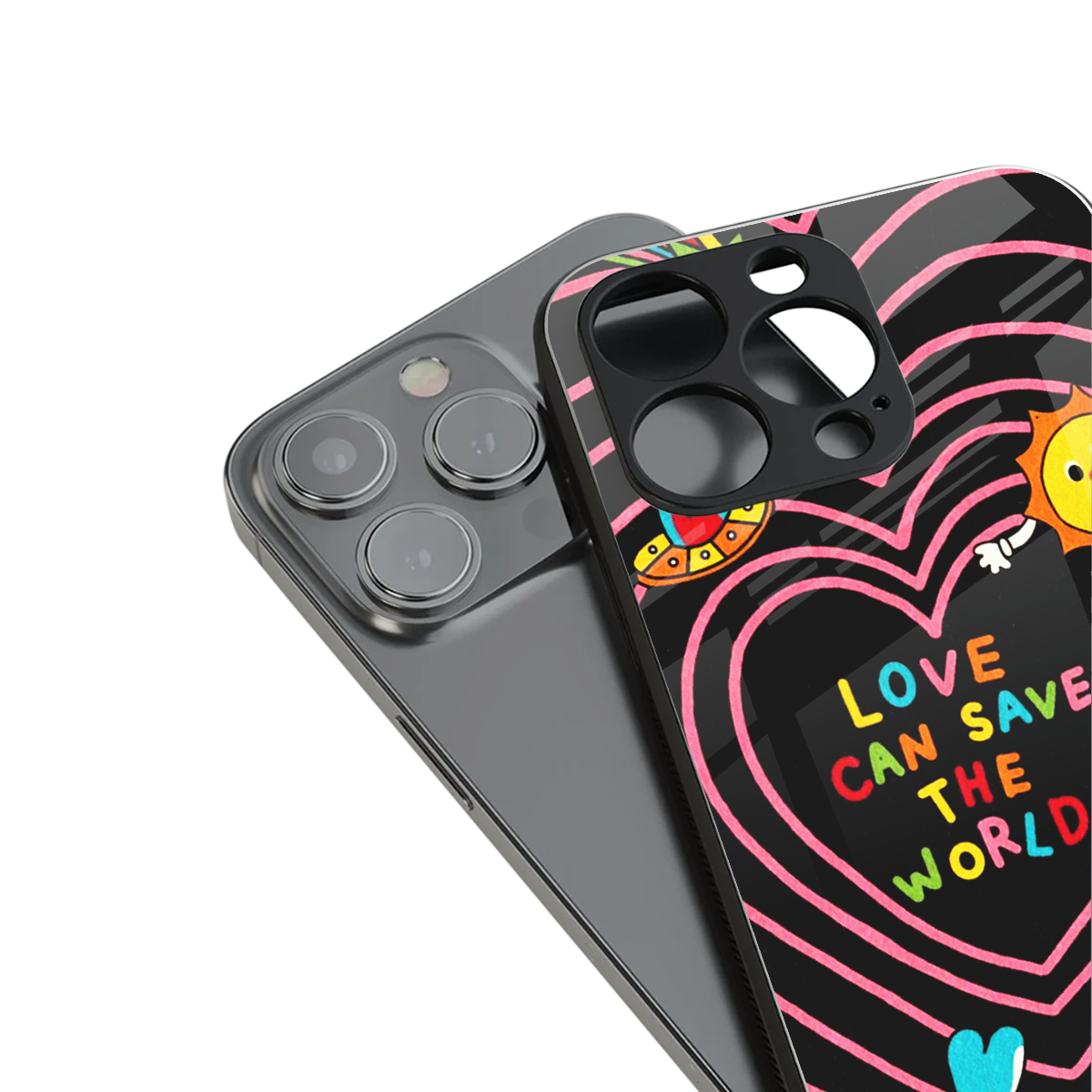 Save With Love Phone Case for Iphone 16 | Glass Case