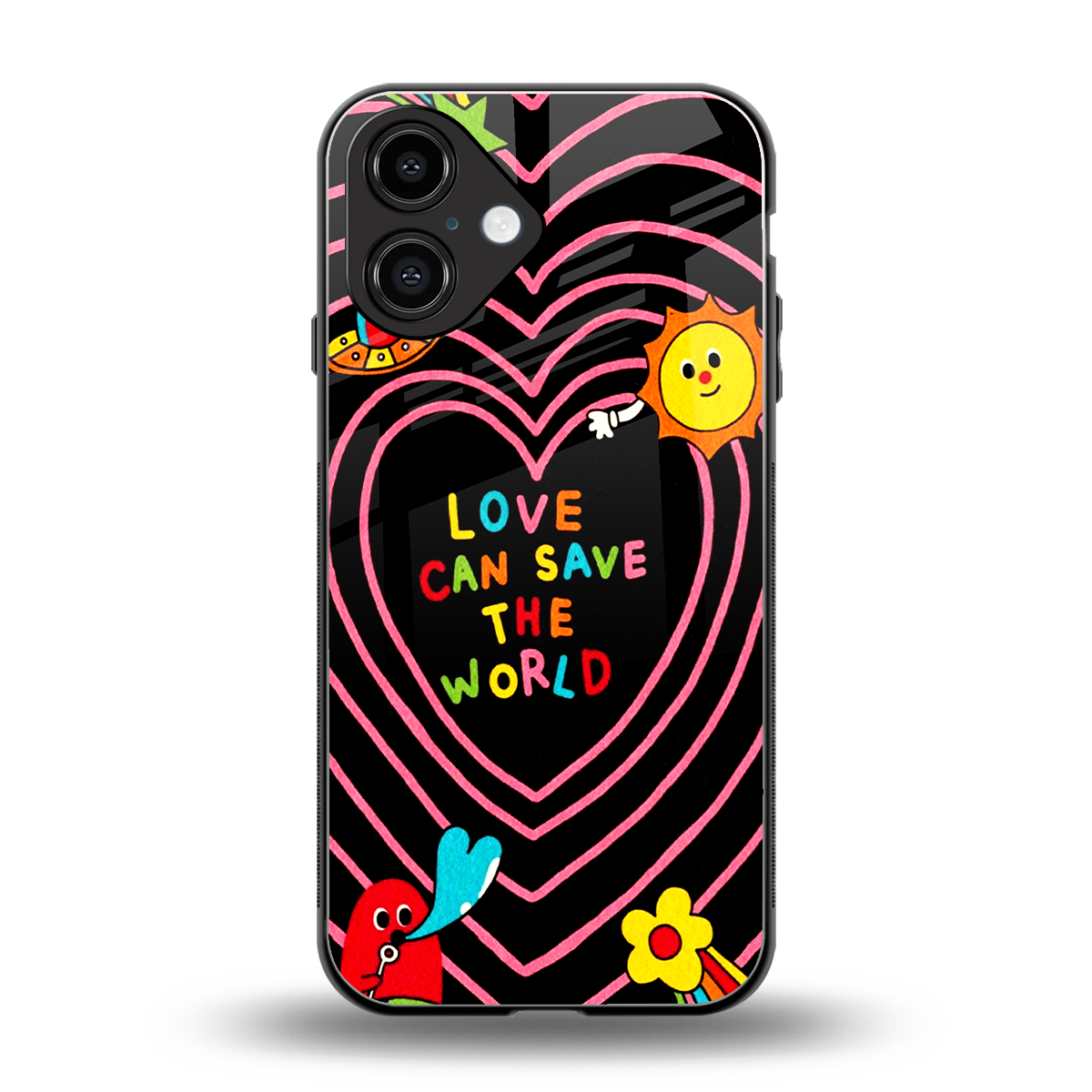 Save With Love Phone Case for Iphone 16 | Glass Case