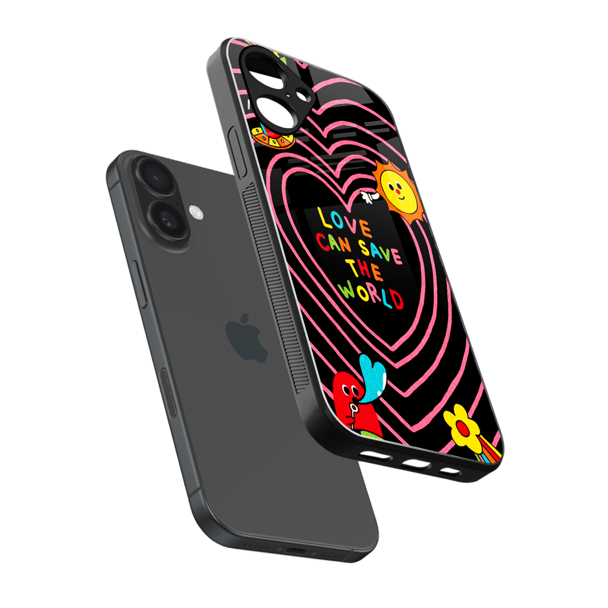 Save With Love Phone Case for Iphone 16 | Glass Case