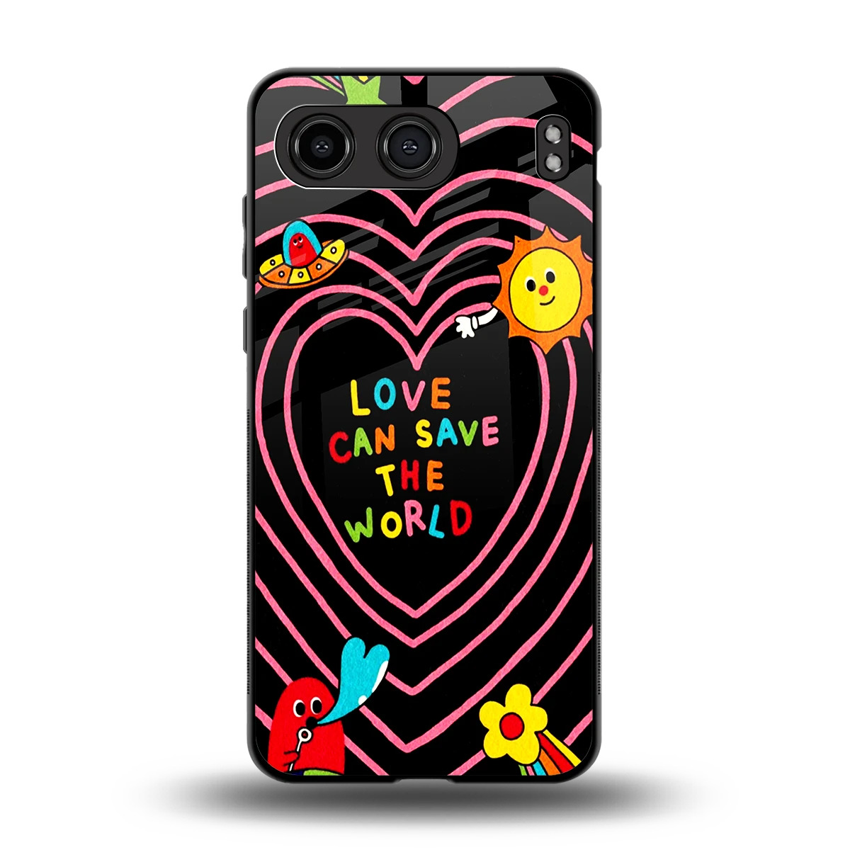 Save With Love back phone cover | glass case for oneplus nord 4