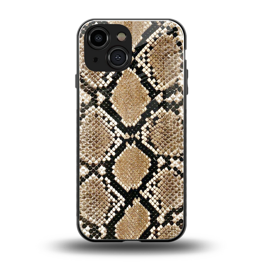 Scaly Chic back phone cover | glass case for iphone 13 mini