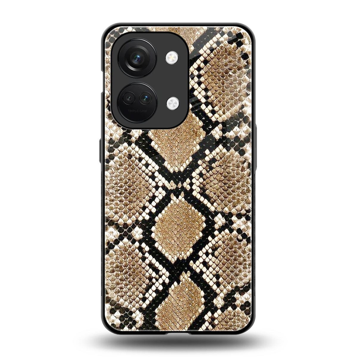 Scaly Chic back phone cover | glass case for oneplus nord 3