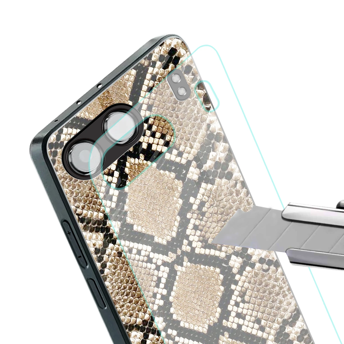 Scaly Chic stylish phone case for oneplus nord 4 | glossy glass and slim fit