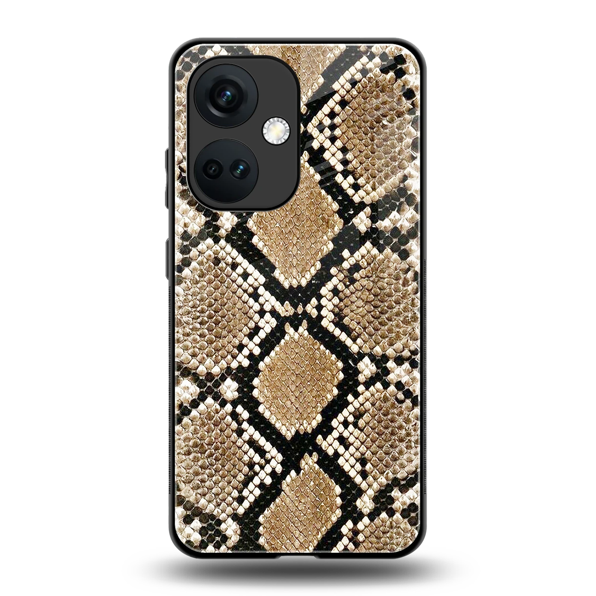 Scaly Chic back phone cover | glass case for oneplus nord ce 3