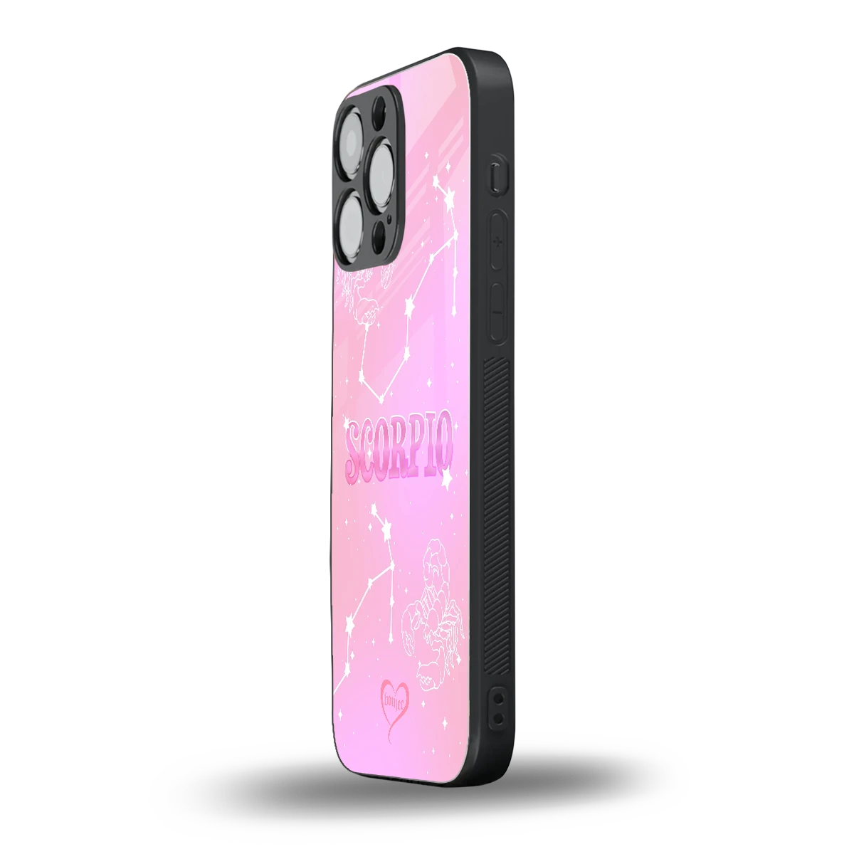 Scorpio Aura iphone 15 pro max mobile cover | shockproof glass phone case