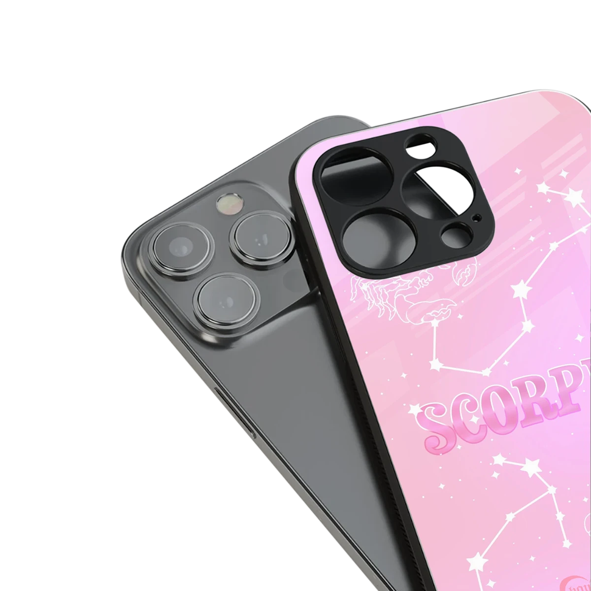 Scorpio Aura stylish phone case for iphone 14 pro max | glossy glass and slim fit