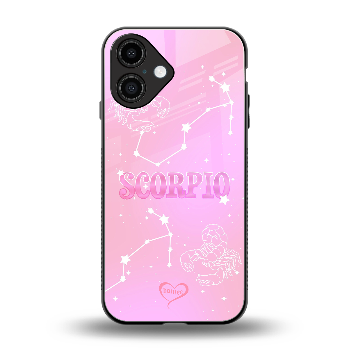 Scorpio Aura Phone Case for Iphone 16 | Glass Case