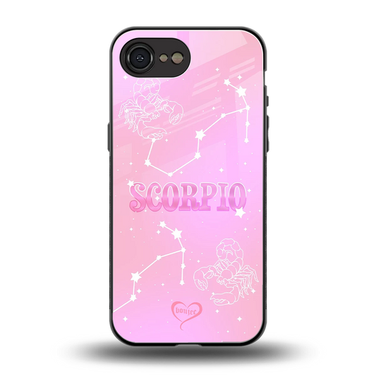 Scorpio Aura back phone cover | glass case for iphone 16e
