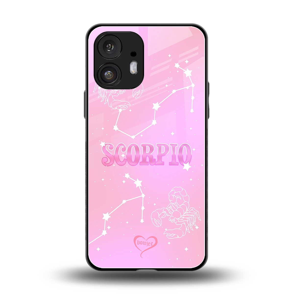 Scorpio Aura back phone cover | glass case for nothing phone 2