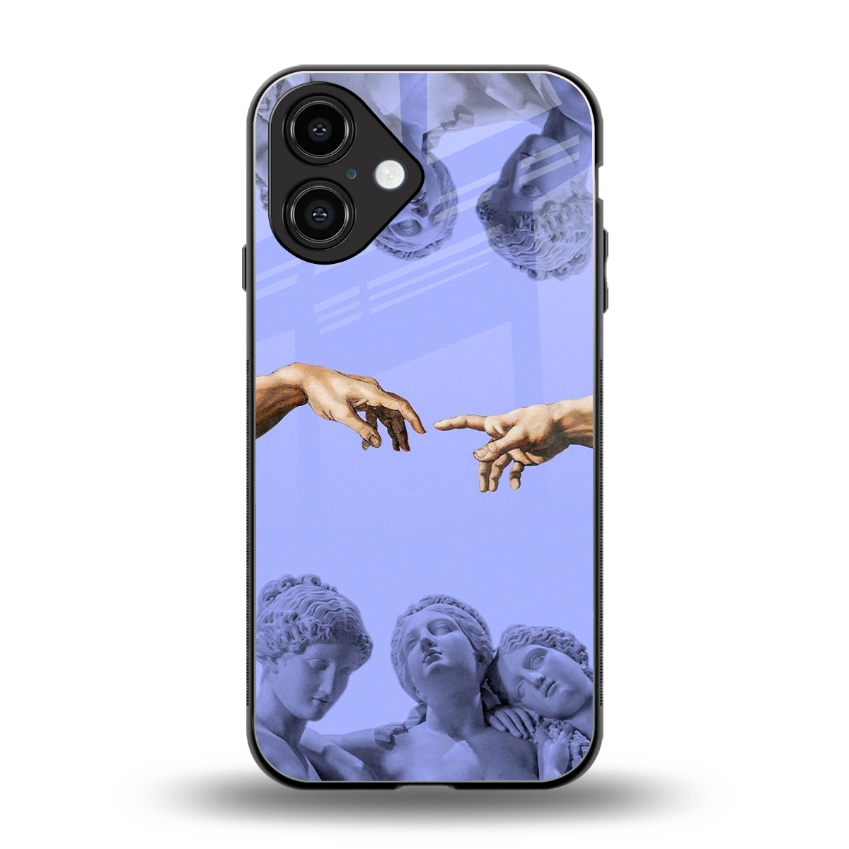 Sculpted Elegance back phone cover | glass case for iphone 16