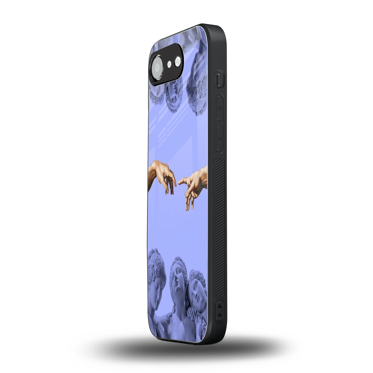 Sculpted Elegance iphone 16e mobile cover | shockproof glass phone case