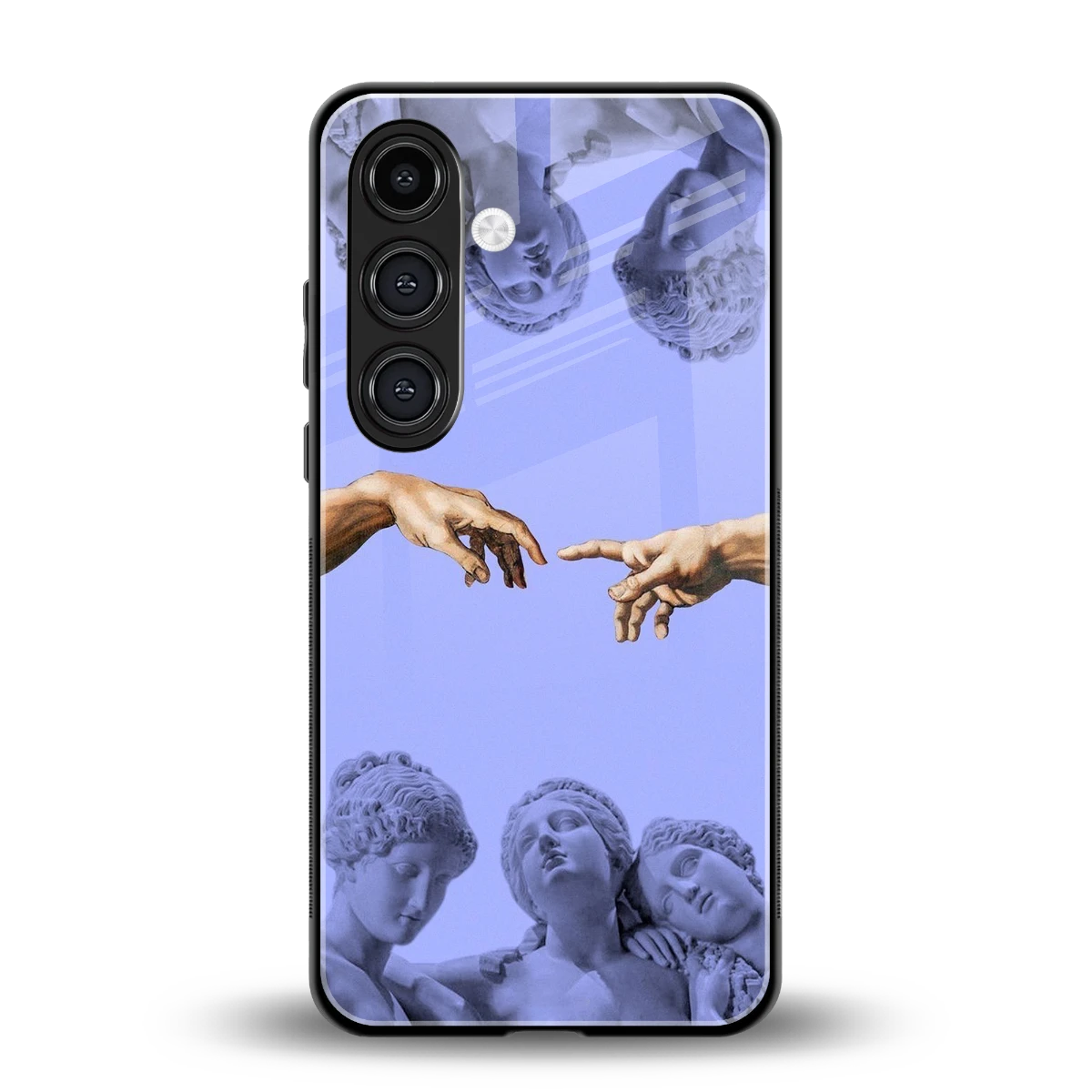 Sculpted Elegance back phone cover | glass case for samsung galaxy s23 plus