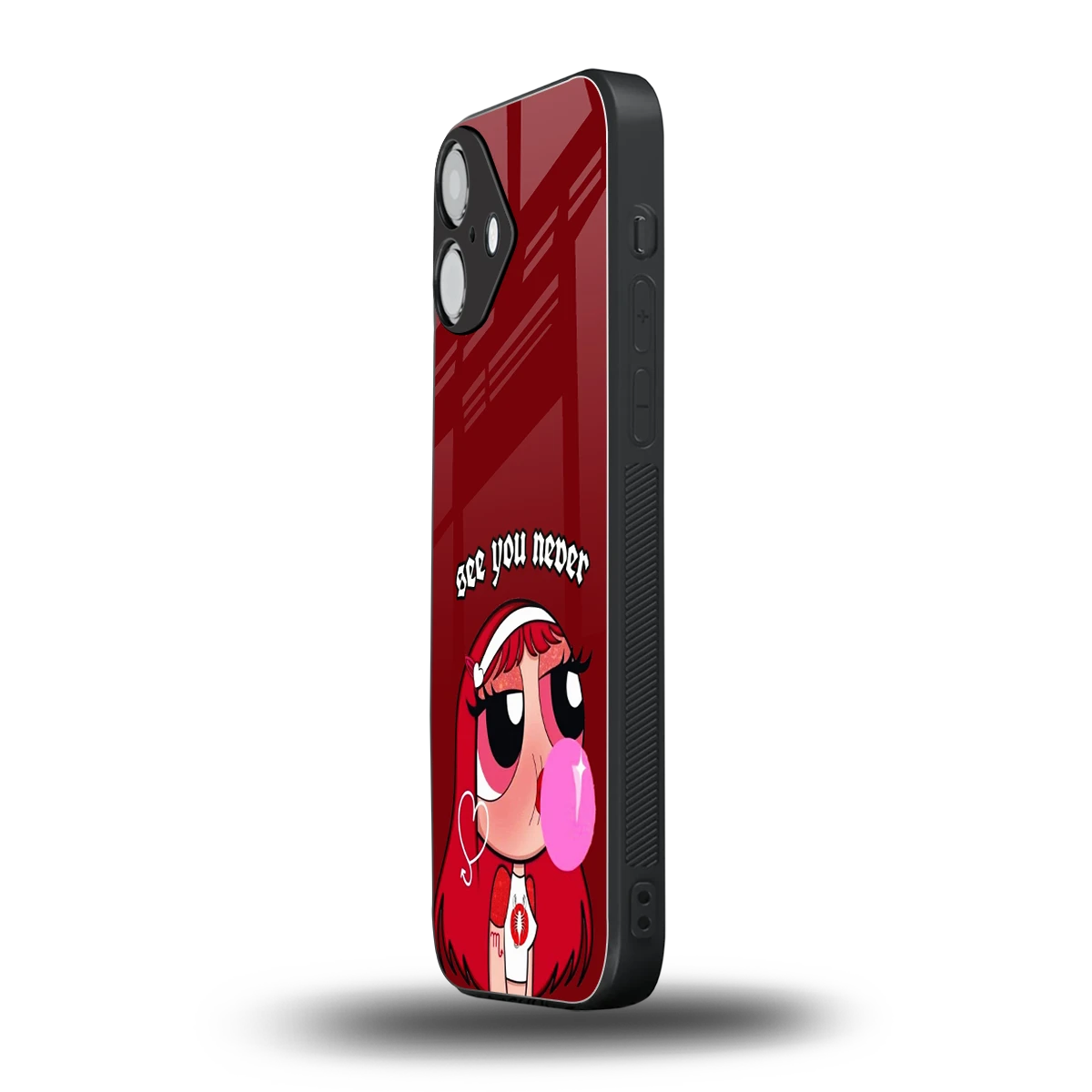 See You Never iphone 16 plus mobile cover | shockproof glass phone case