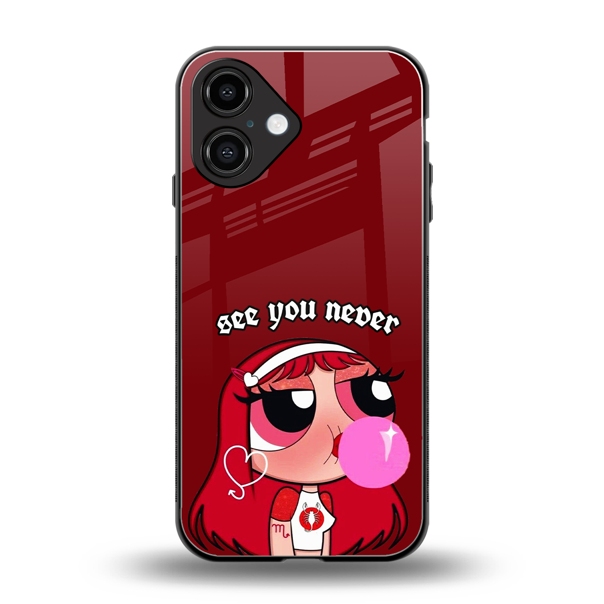 See You Never Phone Case for Iphone 16 | Glass Case
