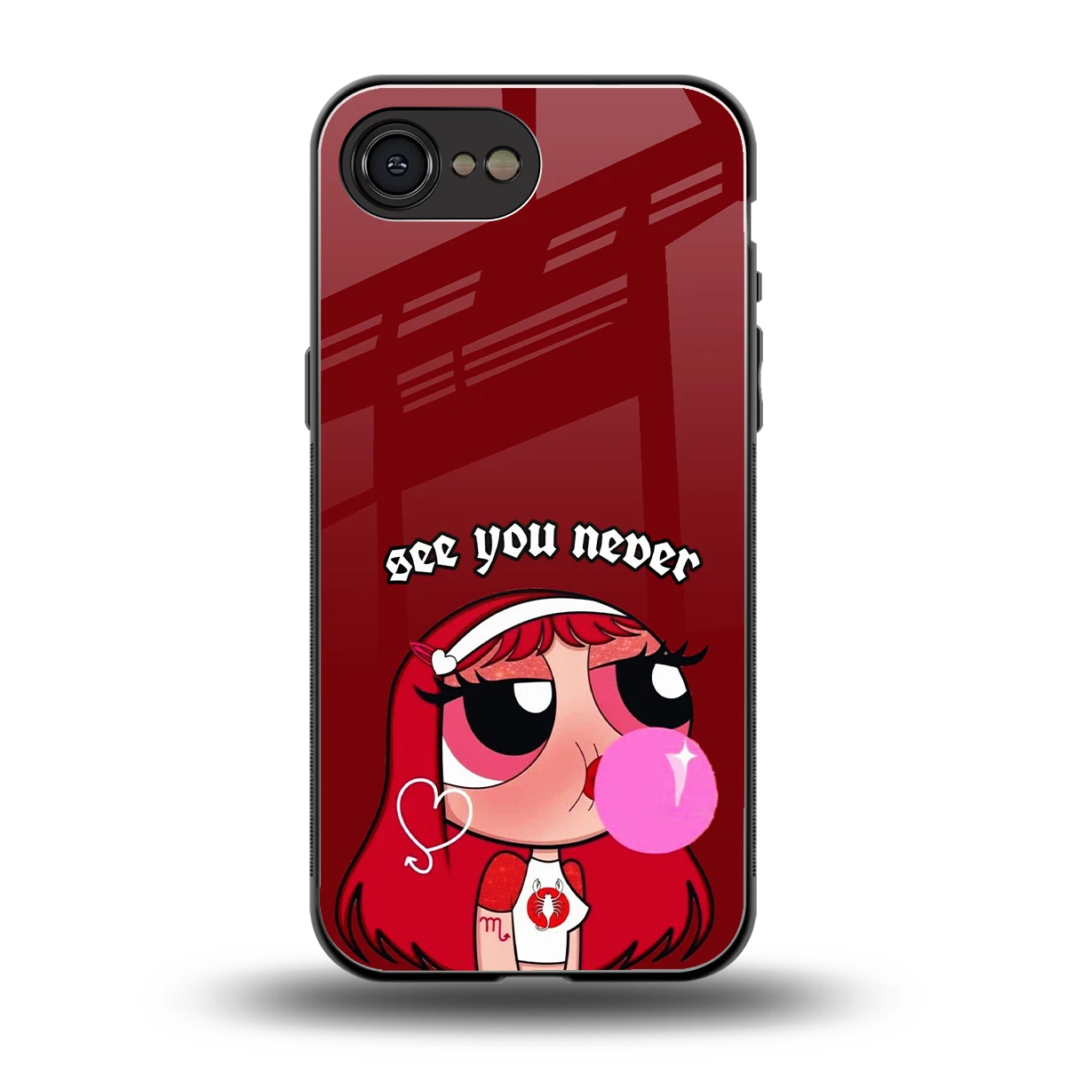 See You Never back phone cover | glass case for iphone 16e