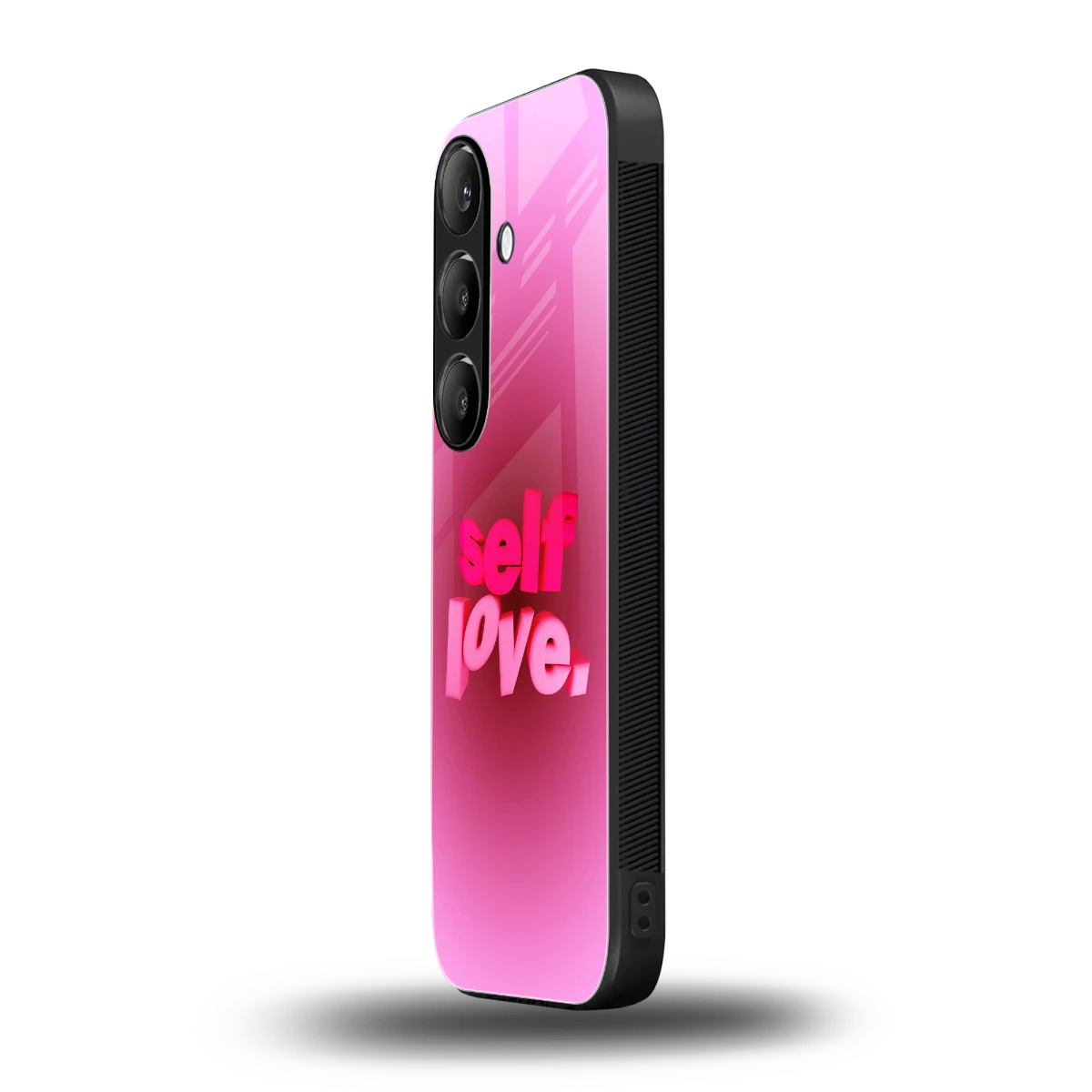 Self Love Aesthetic samsung galaxy s24 mobile cover | shockproof glass phone case
