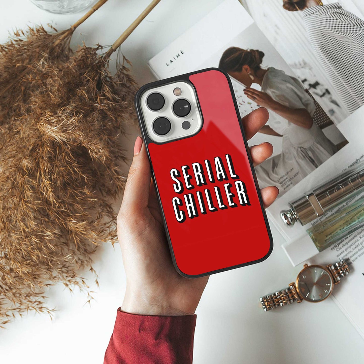 Serial Chiller Phone Case for Iphone 16 | Glass Case