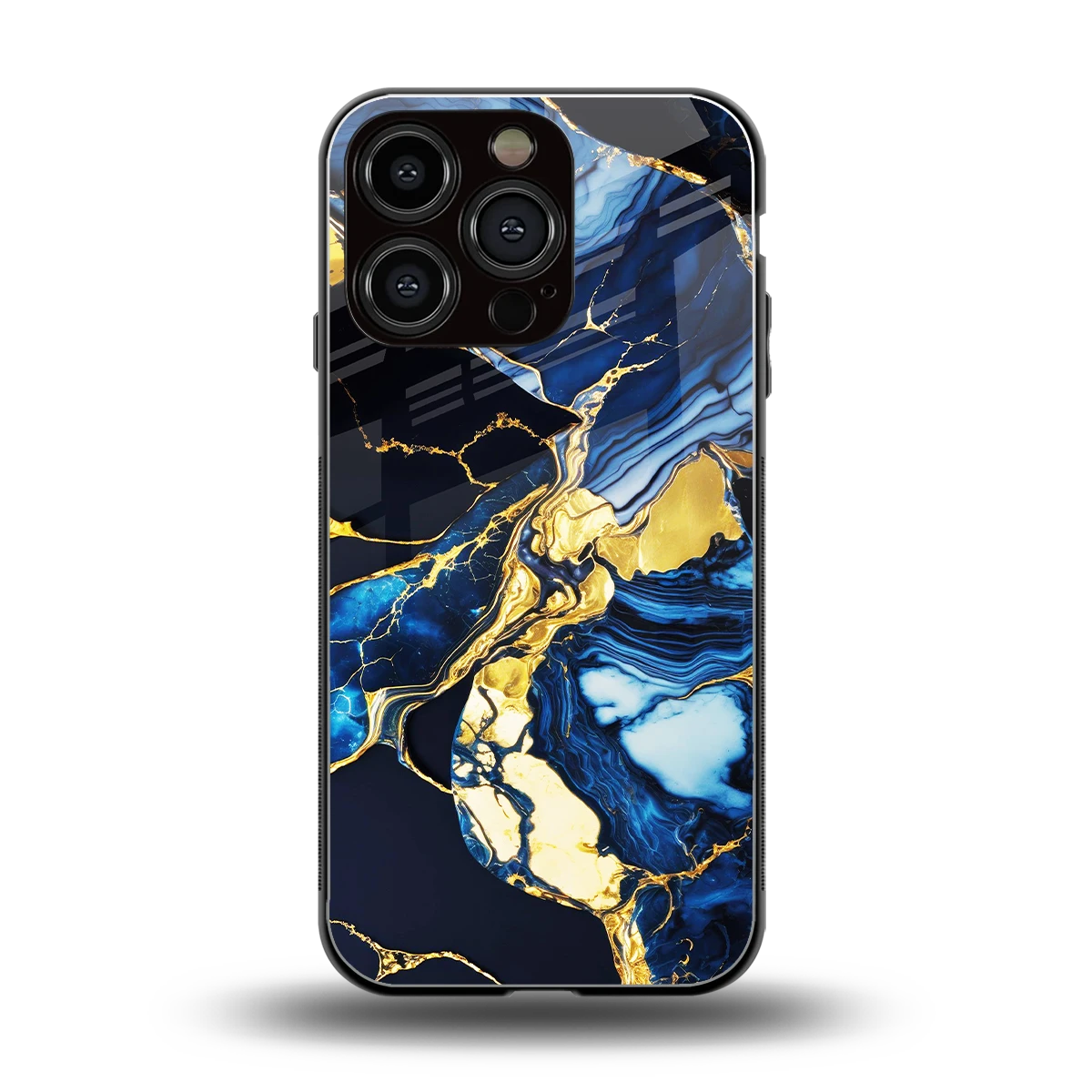 Shadowed Glow back phone cover | glass case for iphone 16 pro