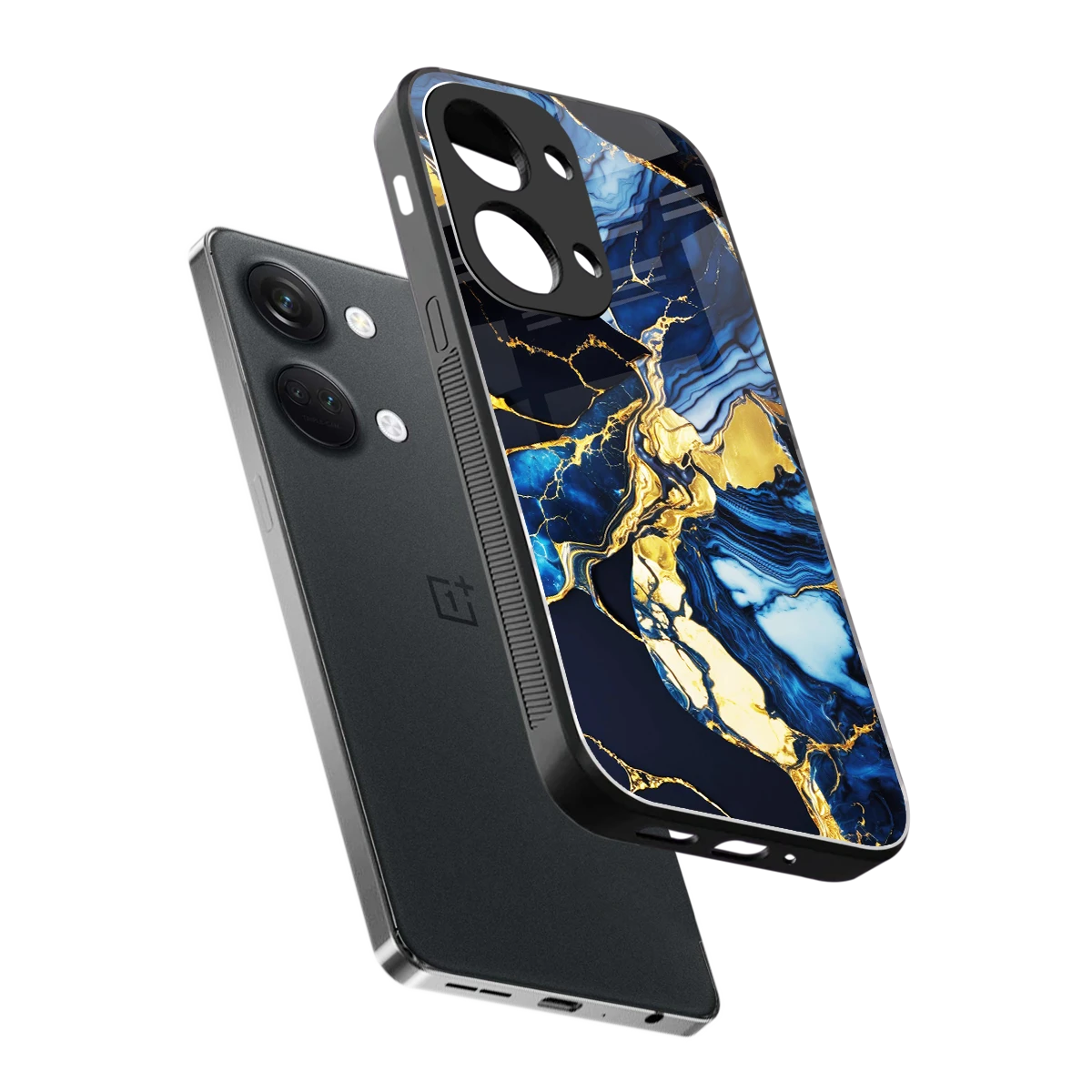 Shadowed Glow sleek oneplus nord 3 cover with tempered glass back and TPU edges