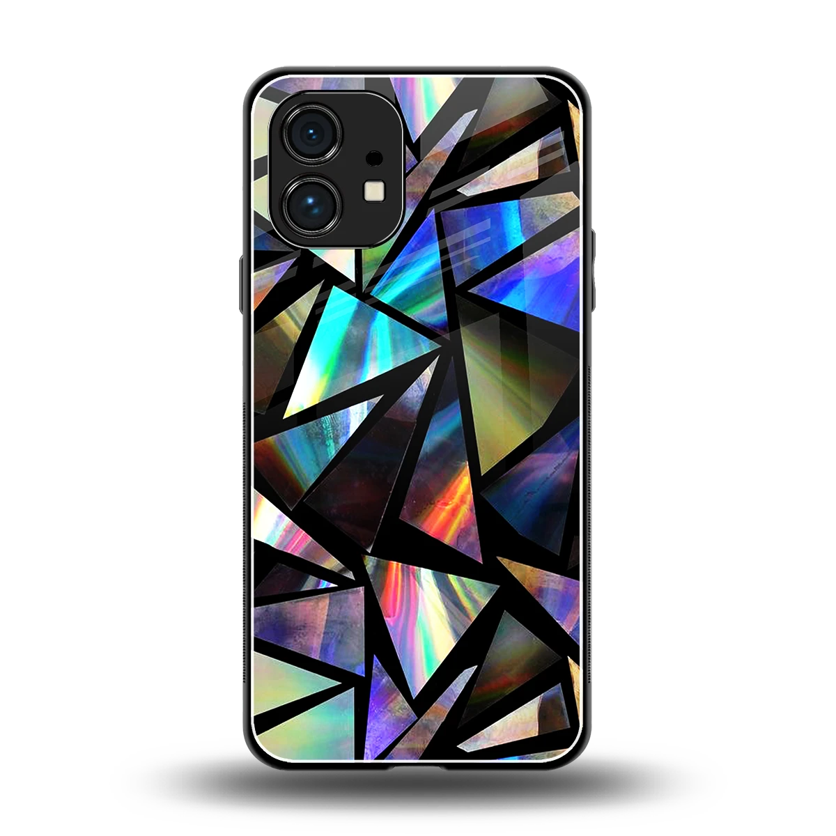 Shattered Luxe back phone cover | glass case for nothing phone 1