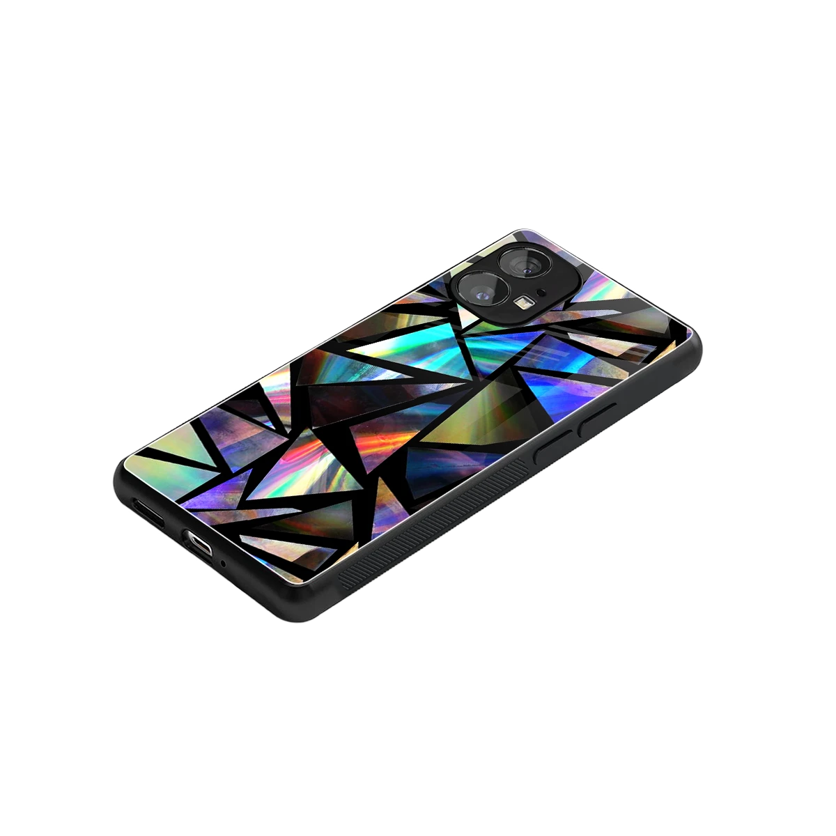 Shattered Luxe stylish phone case for nothing phone 1 | glossy glass and slim fit