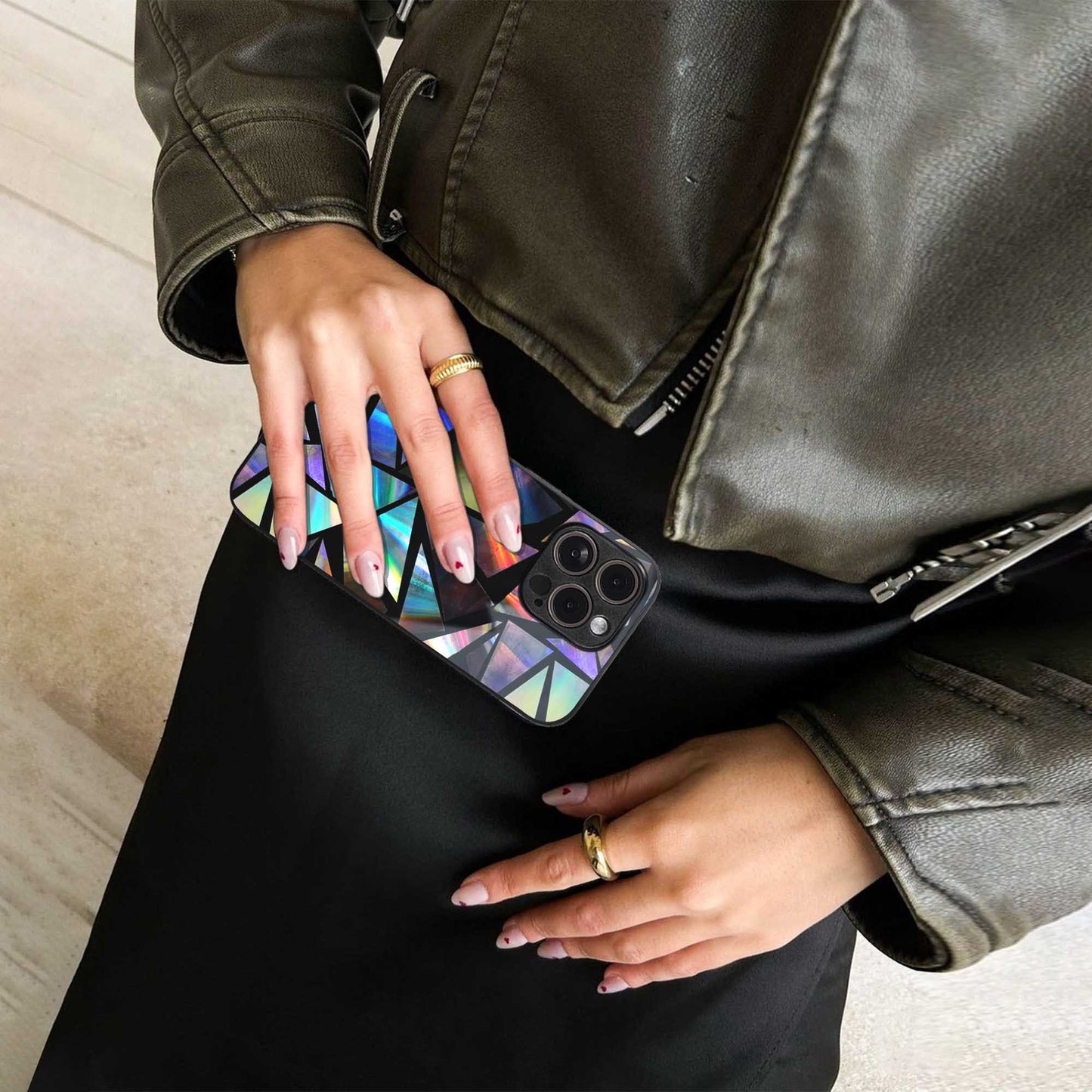 Shattered Luxe Phone Case for Iphone 16 | Glass Case