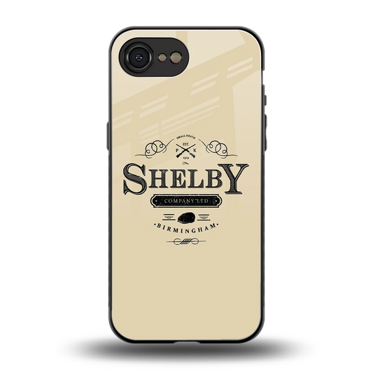 Shelby back phone cover | glass case for iphone 16e